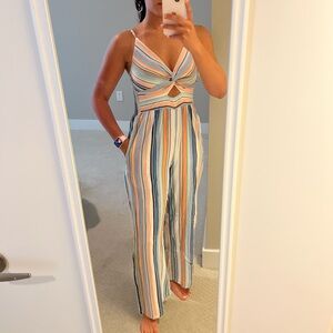 Striped Multicolor Jumpsuit